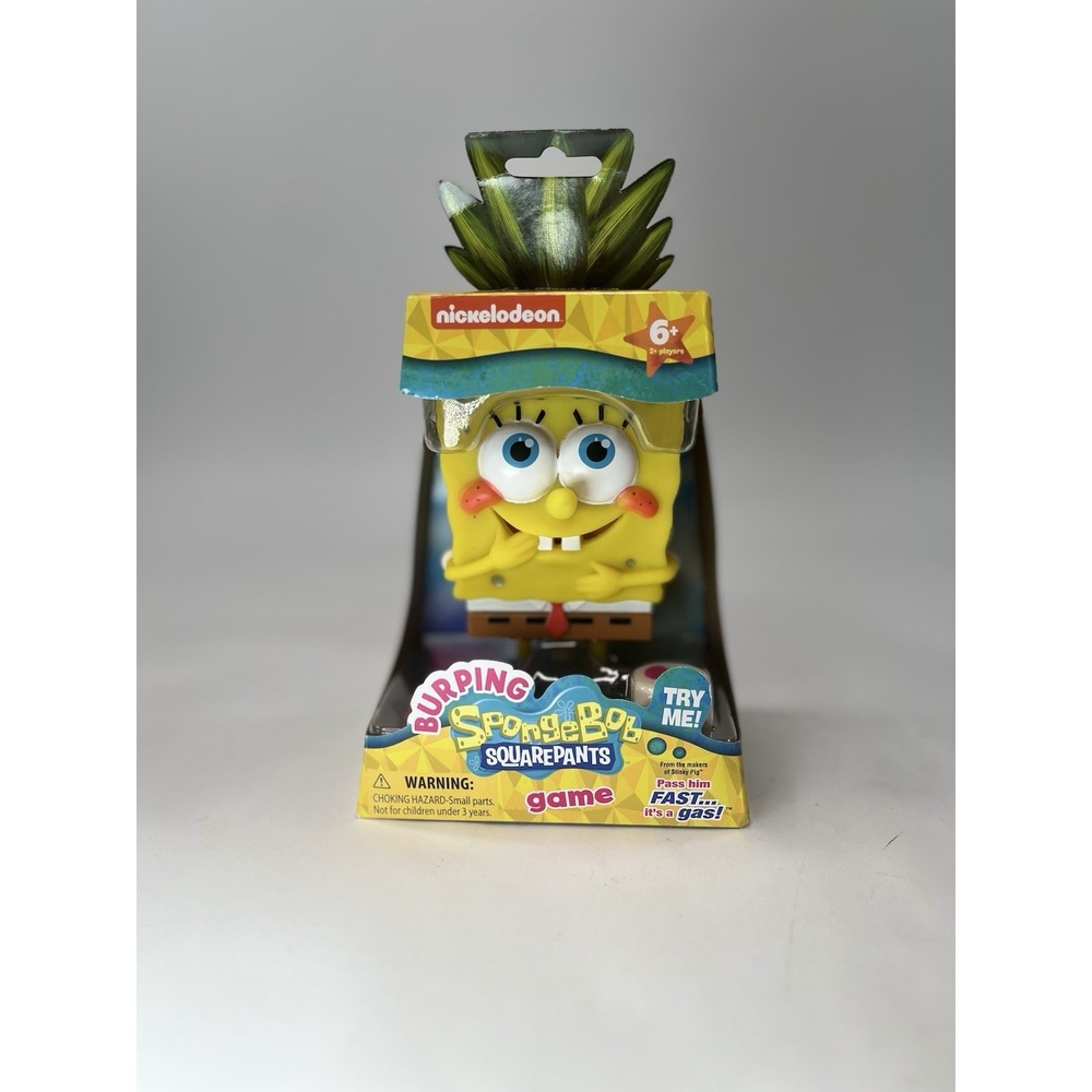 Nickelodeon SpongeBob SquarePants Burping Game New In Box Quick Play For Kids